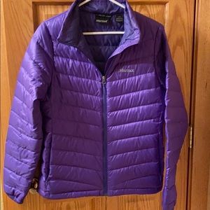 Women’s Marmot Purple Down Jacket L